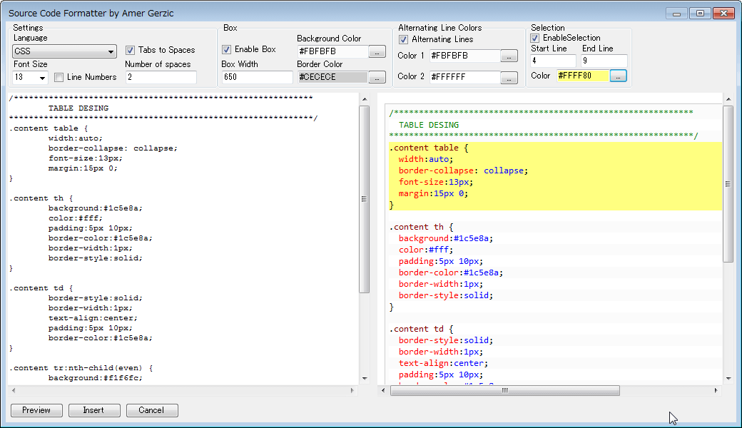 Windows Live Writer でコードをシンタックスハイライトするプラグイン ～Code Snippet plugin～ (4)